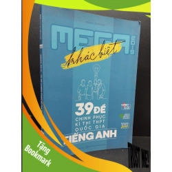 (TẶNG BOOKMARK) Mega 2019 - 39 đề chinh phục kì thi THPT quốc gia TIẾNG ANH mới 80% ố bẩn 2018 RBK1710 GIÁO TRÌNH, CHUYÊN MÔN