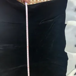 Váy nhung đen trắng 1010227