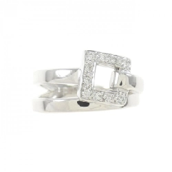 Nhẫn kim cương 750WG 0.08CT 673695