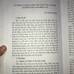 Phát huy vai trò Phật giáo tham gia xã hội hoá công tác xã hội, từ thiện 720287