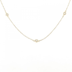 Dây chuyền kim cương K18YG 0.15CT - Hàng hiệu Chính hãng