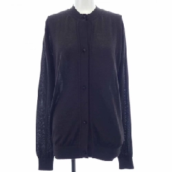 Áo cardigan HERMES Medor nút gỗ 5H2736DP