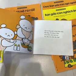 Bộ sách 10 cuốn : cùng chơi với gấu con 0-3 tuổi rất hữu dụng - EHON NHẬT BẢN  1027480