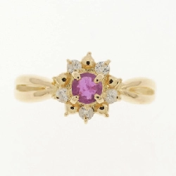 Nhẫn ruby K18YG 671431