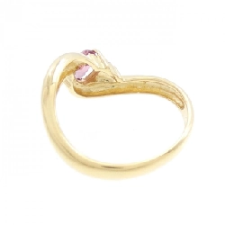 Nhẫn tourmaline K18YG hình trái tim 673363