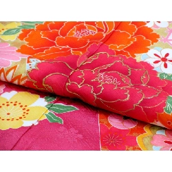 Kimono và Nagajuban 2 món bộ chế tác vàng Yūzen - Hàng hiệu Authentic 876789