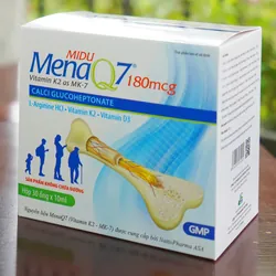Midu MenaQ7 180mcg bổ sung canxi, Vitamin D3, Vitamin K2 dạng MenaQ7 và Arginine 723208