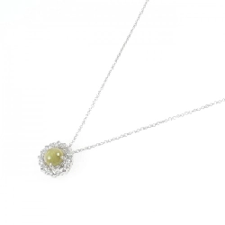 Dây chuyền Chrysolite Cat's Eye PT900/PT850 1.25CT - Hàng hiệu Chính hãng 856176