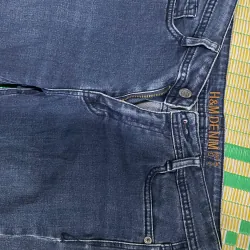 Quần jeans Nu H& M Denim xanh đậm rách cá tính size 32 791254