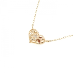 K10YG Mặt dây chuyền hình trái tim Garnet - Hàng hiệu Chính hãng 859466