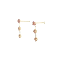 K18YG Tourmaline Bông tai - Hàng hiệu Chính hãng 877253