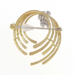 750YG/750WG Kim cương Brooch - Hàng hiệu Chính hãng 872621