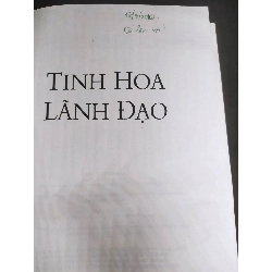 Tinh Hoa Lãnh Đạo mới 80% (có ghi) HPB.HCM3112 39390