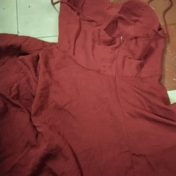 Đầm đi tiệc 2 dây màu đỏ size M 493003