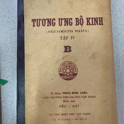 TƯƠNG ƯNG BỘ KINH (PALI SAMYUTTA NIKAYA) - THÍCH MINH CHÂU 529984