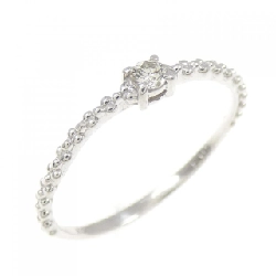 Nhẫn kim cương K10WG 0.05CT - Hàng hiệu Authentic