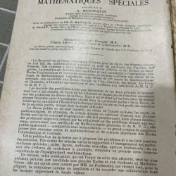 SÁCH TOÁN TIẾNG PHÁP EXERCICES D'ANALYSE 1-2, SÁCH KHỔ LỚN 556899