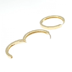 K18YG Bông tai kim cương hình vòng 0.22CT - Hàng hiệu Chính hãng 868130