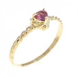 Nhẫn ruby hình trái tim K18YG