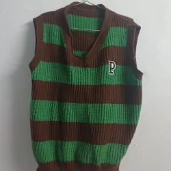 ÁO DỆT KIM SÁT NÁCH DÁNG RỘNG - ÁO GILE - FREESIZE 753608