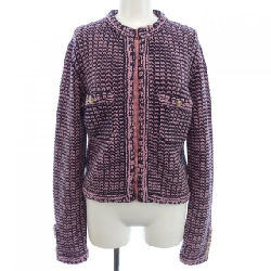 【Mã giảm giá】Áo khoác không cổ CHANEL