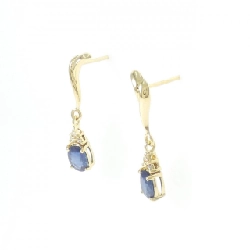 K18/18K Sapphire Bông tai - Hàng hiệu Chính hãng 864707