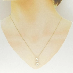 K18YG Ba viên đá kim cương Dây chuyền 2.04CT - Hàng hiệu Chính hãng 859222