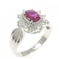 Nhẫn Ruby PT900 0.38CT - Hàng hiệu Chính hãng