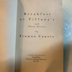 BREAKFAST AT TIFFANY'S (BỮA SÁNG Ở TIFFANY'S) - TRUMAN CAPOTE 961302