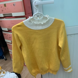 Áo len vàng, mùa đông, size M, mới 90% 283315