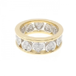 Nhẫn kim cương hình trái tim K18YG/K18WG 0.85CT - Hàng hiệu Authentic 852319