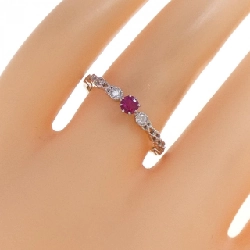 Nhẫn Ruby PT900 0.15CT 666990