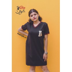 Đầm hình chữ A DAN0023- Đen - 2XL