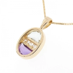 K18YG Đá màu Dây chuyền - Hàng hiệu Chính hãng 861407