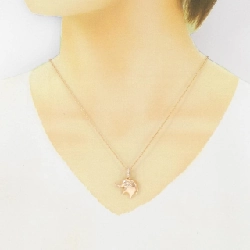 K18PG Vòng cổ kim cương voi 0.08CT - Hàng hiệu Chính hãng 867198