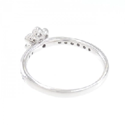 Nhẫn kim cương hoa K18WG 0.58CT 671895