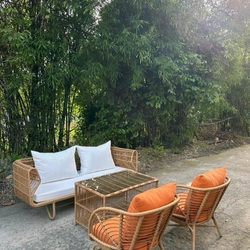 Bàn ghế sofa giả mây 469707