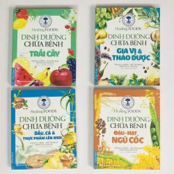 BỘ 4 CUỐN DINH DƯỠNG CHỮA BỆNH – HEALING FOODS 🌿