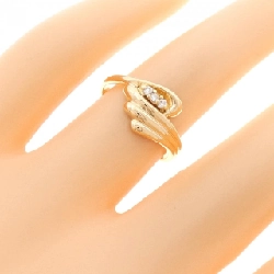 Nhẫn kim cương ba viên K18PG 672281