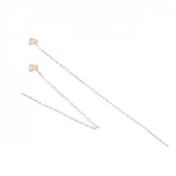 K18PG Bông tai hình trái tim kim cương 0.04CT - Hàng hiệu Chính hãng 870530