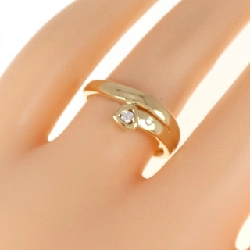 Nhẫn kim cương hình trái tim 750YG 0.05CT 670477