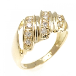 Nhẫn kim cương K18YG 0.30CT