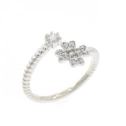 Nhẫn hồng ngọc kim cương PT950 0.13CT - Hàng hiệu Authentic