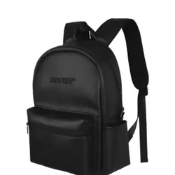 Balo Degrey đen trơn unisex 