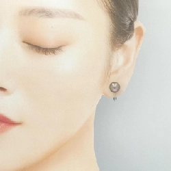 K14WG Bông tai ngọc trai đen 9mm - Hàng hiệu Chính hãng 869739