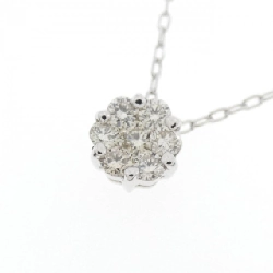 K18WG Hoa Kim Cương Dây Chuyền 0.30CT - Hàng hiệu Chính hãng 861000