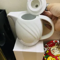 Bình trà gốm sứ men 605757