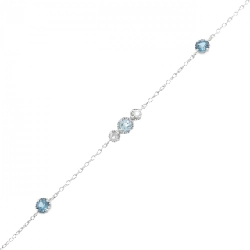 K10WG Blue Topaz Bracelet - Hàng hiệu Authentic