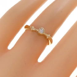 Nhẫn kim cương K18YG 666486