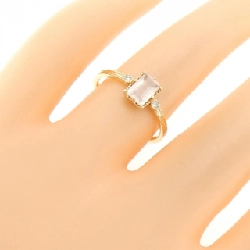 Nhẫn đá hồng quartz K10YG 671332